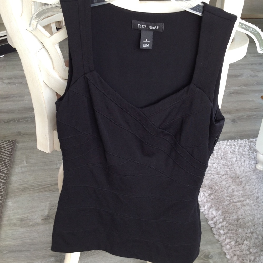White House black market sleeveless top
